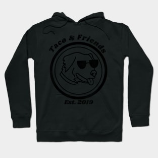 Taco & Friends Trivia Commission Black Line Hoodie